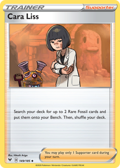 Cara Liss (149/185) [Sword & Shield: Vivid Voltage] | Good Games Morley