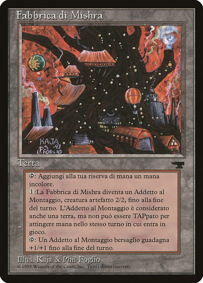 Mishra's Factory (Italian) - "Fabbrica di Mishra" [Rinascimento] | Good Games Morley