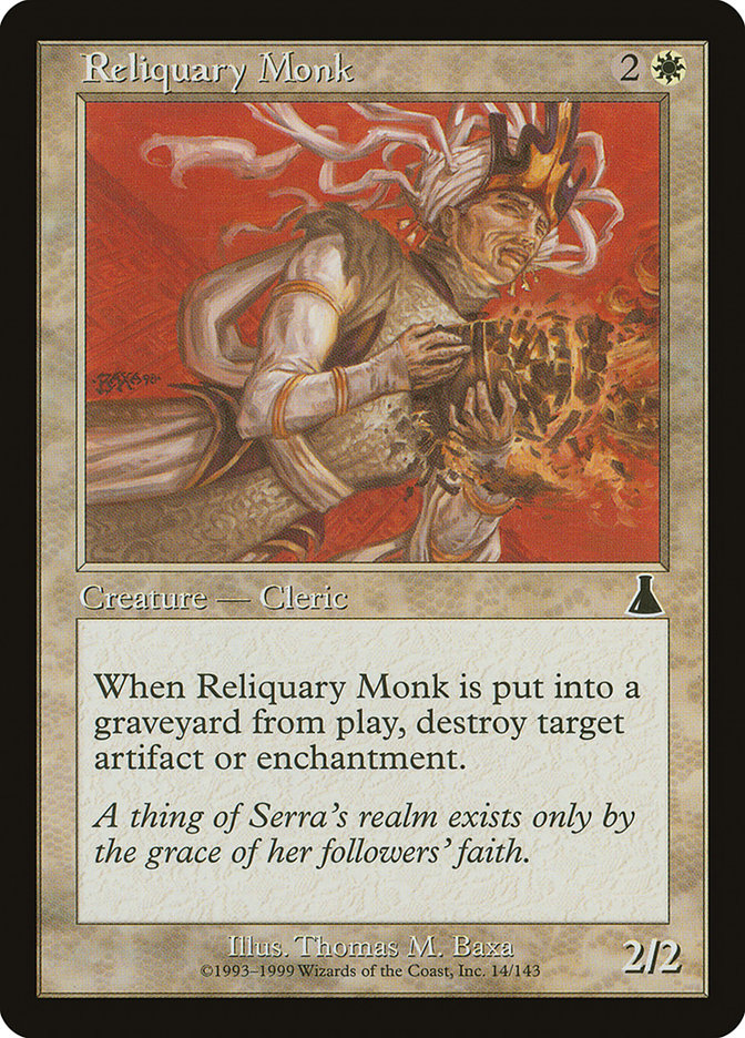 Reliquary Monk [Urza's Destiny] | Good Games Morley