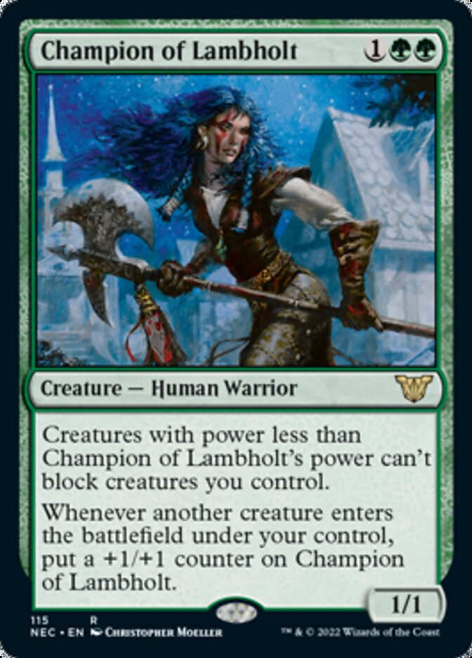 Champion of Lambholt [Kamigawa: Neon Dynasty Commander] | Good Games Morley