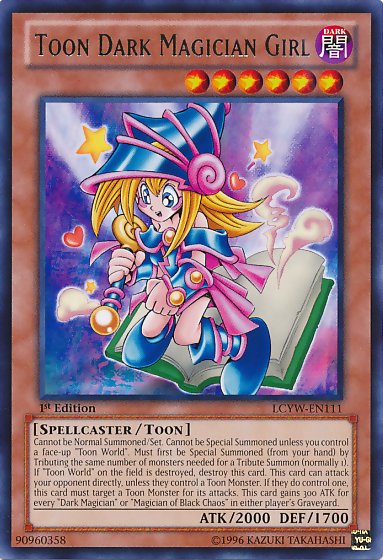 Toon Dark Magician Girl [LCYW-EN111] Rare | Good Games Morley