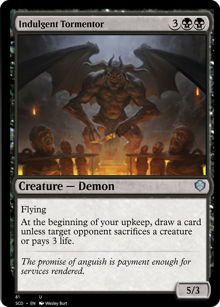 Indulgent Tormentor [Starter Commander Decks] | Good Games Morley