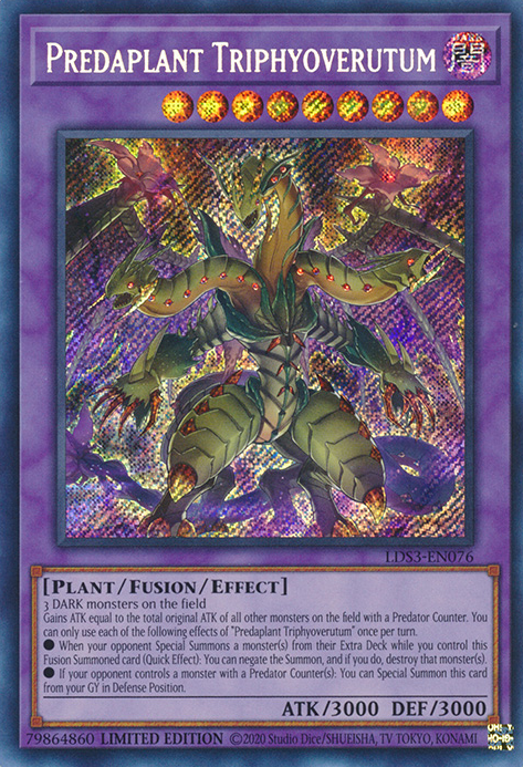 Predaplant Triphyoverutum [LDS3-EN076] Secret Rare | Good Games Morley
