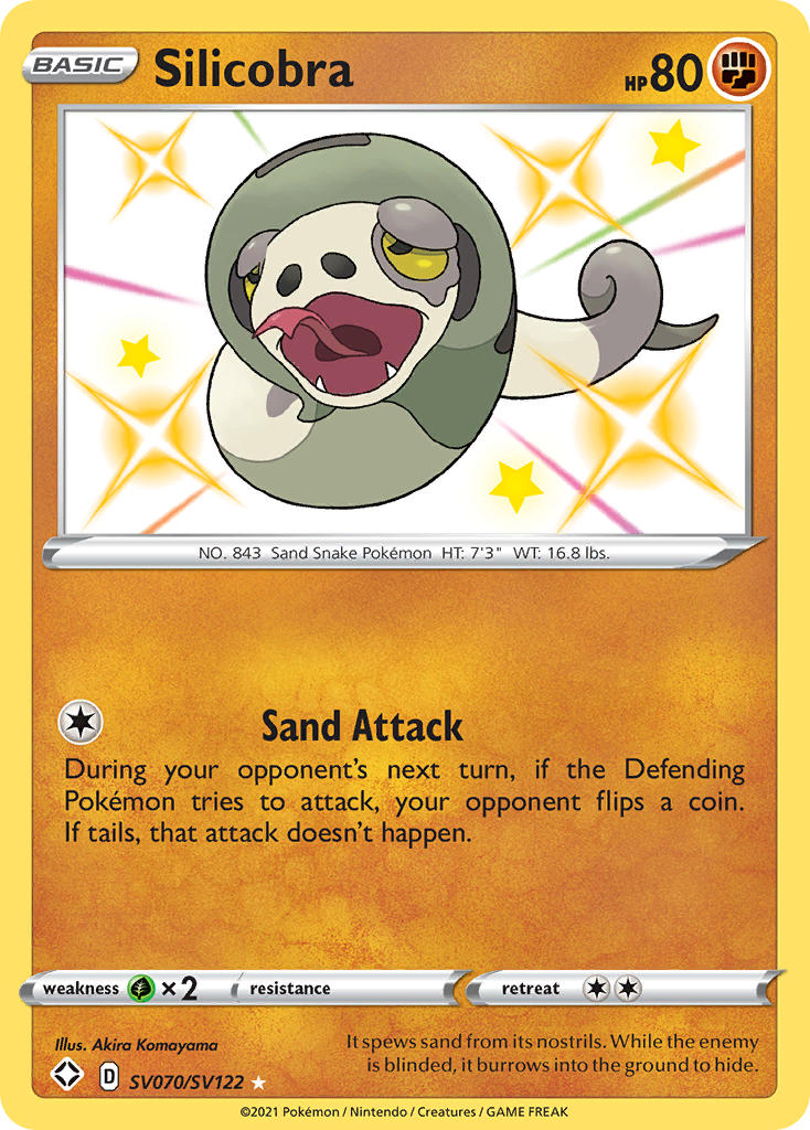 Silicobra (SV070/SV122) [Sword & Shield: Shining Fates] | Good Games Morley