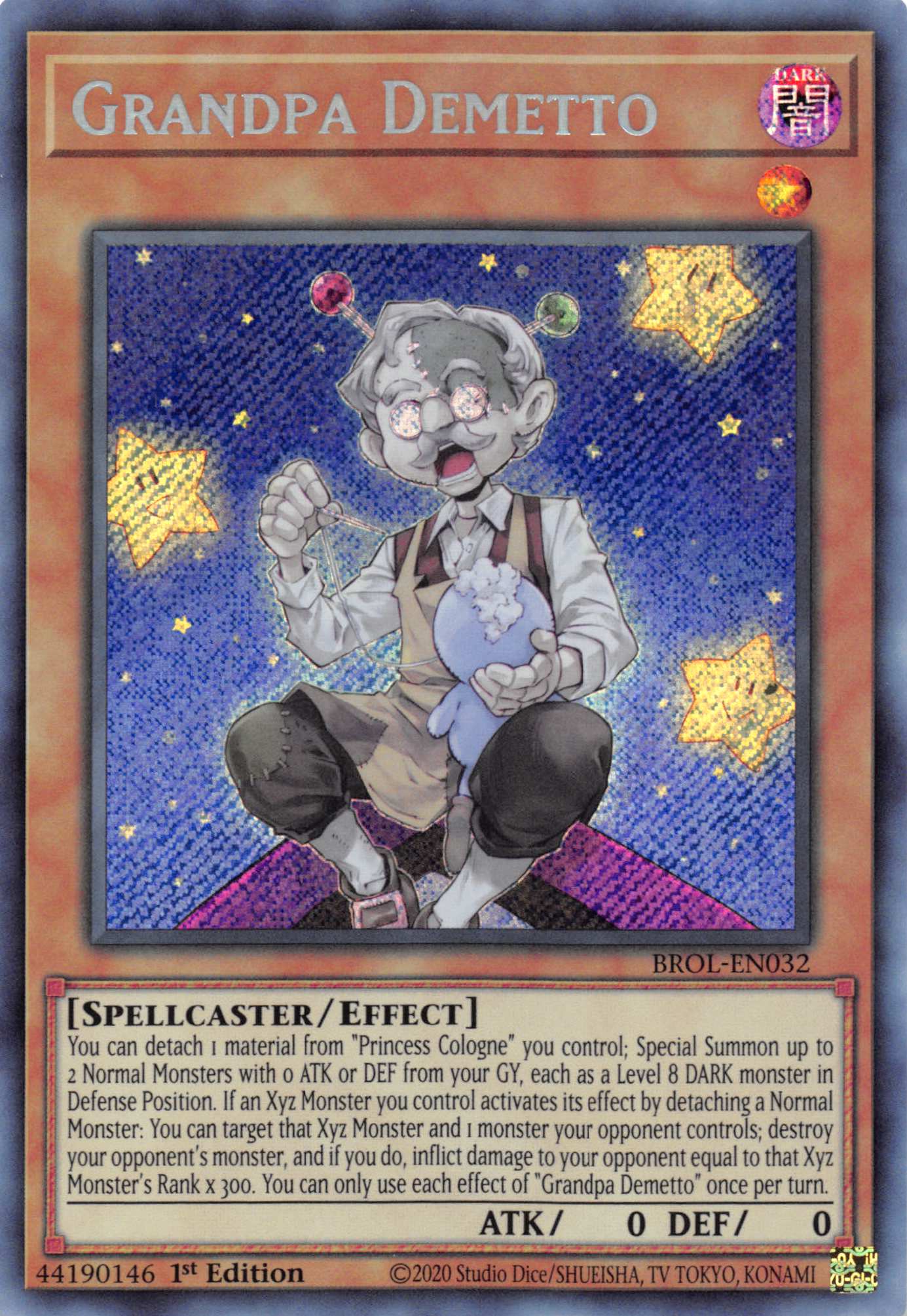 Grandpa Demetto [BROL-EN032] Secret Rare | Good Games Morley