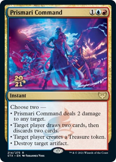 Prismari Command [Strixhaven: School of Mages Prerelease Promos] | Good Games Morley