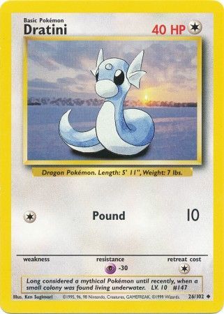 Dratini (26/102) [Base Set Unlimited] | Good Games Morley