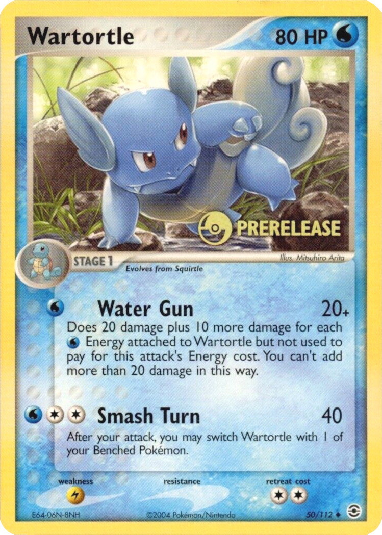 Wartortle (50/112) (Prerelease) [EX: FireRed & LeafGreen] | Good Games Morley