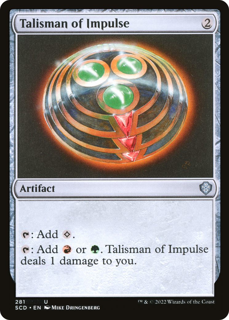 Talisman of Impulse [Starter Commander Decks] | Good Games Morley
