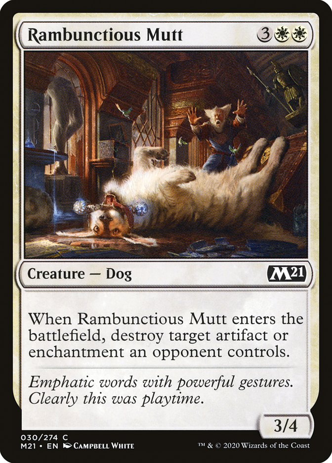 Rambunctious Mutt [Core Set 2021] | Good Games Morley