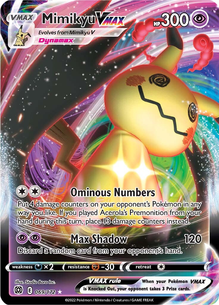 Mimikyu VMAX (069/172) [Sword & Shield: Brilliant Stars] | Good Games Morley