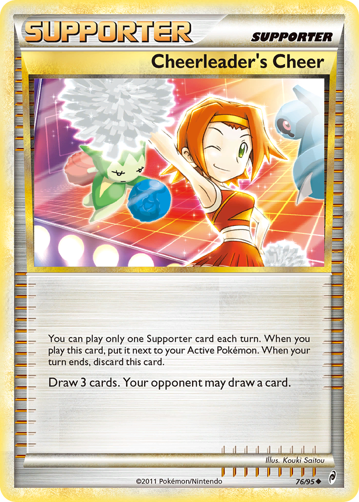 Cheerleader's Cheer (76/95) [HeartGold & SoulSilver: Call of Legends] | Good Games Morley