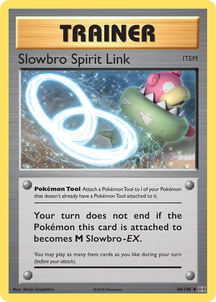 Slowbro Spirit Link (86/108) [XY: Evolutions] | Good Games Morley