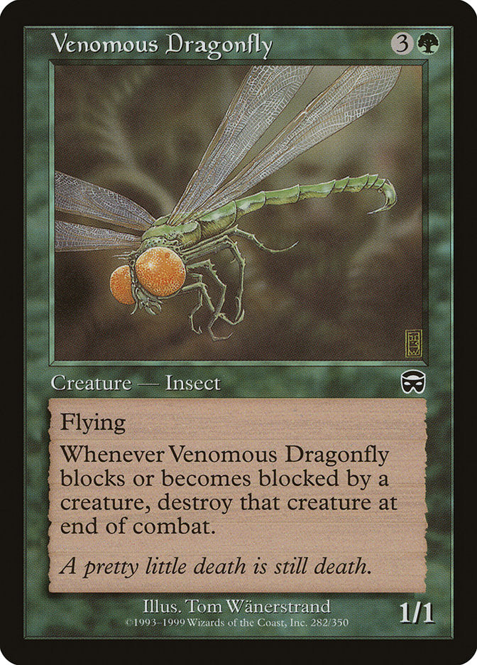 Venomous Dragonfly [Mercadian Masques] | Good Games Morley