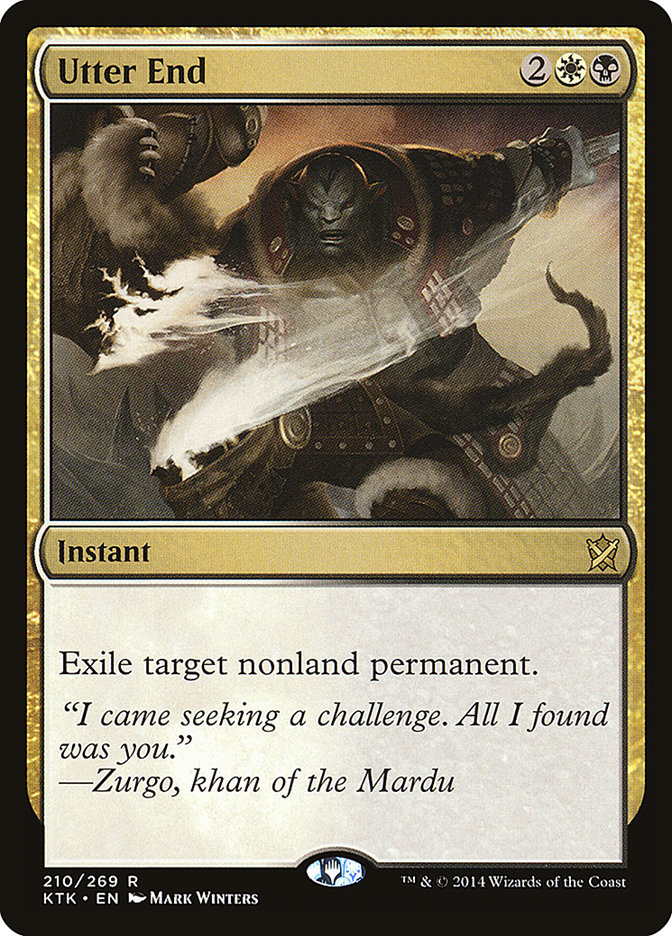 Utter End [Khans of Tarkir] | Good Games Morley