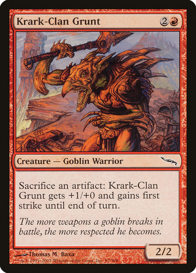 Krark-Clan Grunt [Mirrodin] | Good Games Morley
