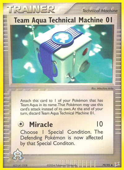 Team Aqua Technical Machine 01 (79/95) [EX: Team Magma vs Team Aqua] | Good Games Morley
