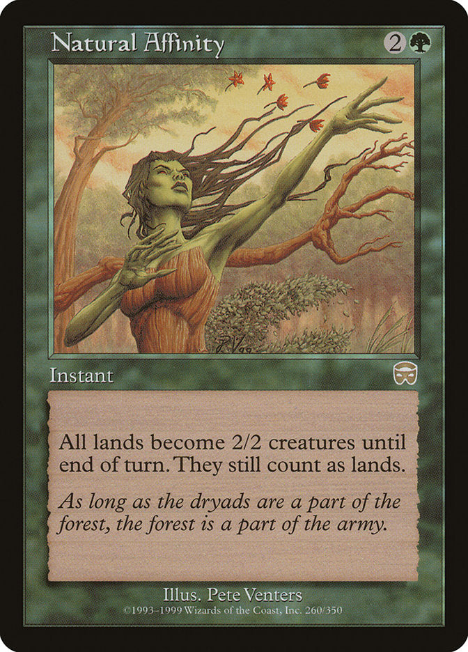 Natural Affinity [Mercadian Masques] | Good Games Morley