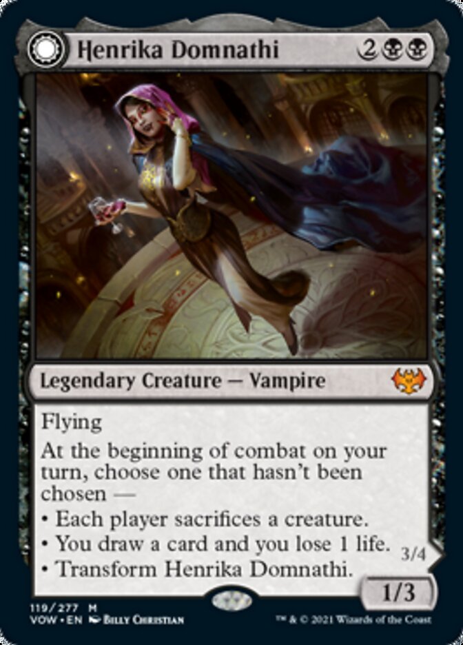 Henrika Domnathi // Henrika, Infernal Seer [Innistrad: Crimson Vow] | Good Games Morley