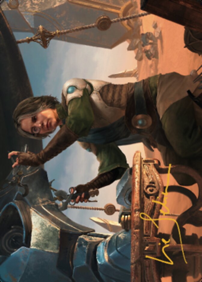 Tocasia, Dig Site Mentor Art Card (Gold-Stamped Signature) [The Brothers' War Art Series] | Good Games Morley