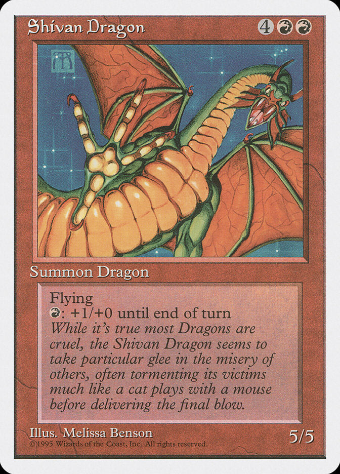 Shivan Dragon [Fourth Edition] | Good Games Morley