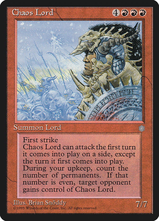 Chaos Lord [Ice Age] | Good Games Morley