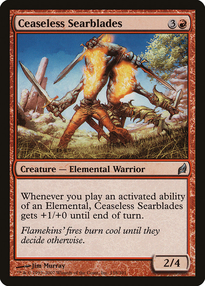 Ceaseless Searblades [Lorwyn] | Good Games Morley