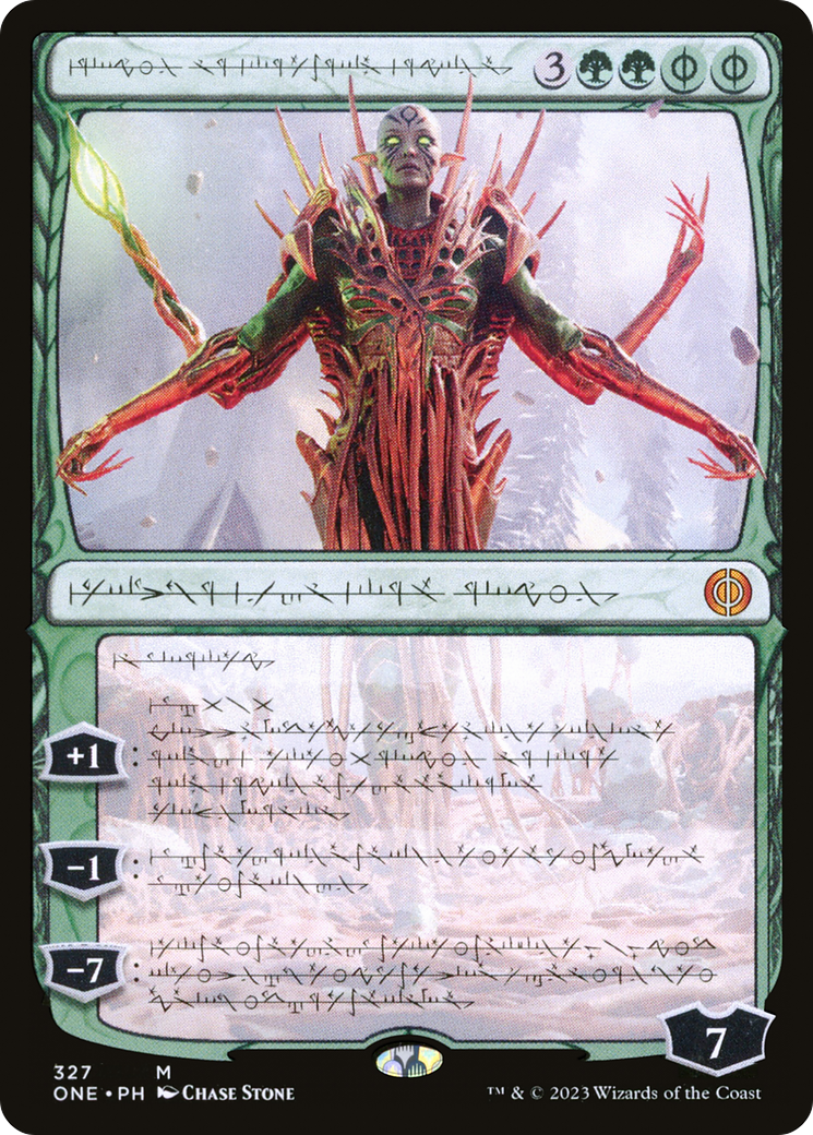 Nissa, Ascended Animist (Phyrexian) [Phyrexia: All Will Be One] | Good Games Morley