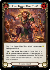 Even Bigger Than That! (Blue) [EVR175] (Everfest)  1st Edition Normal | Good Games Morley