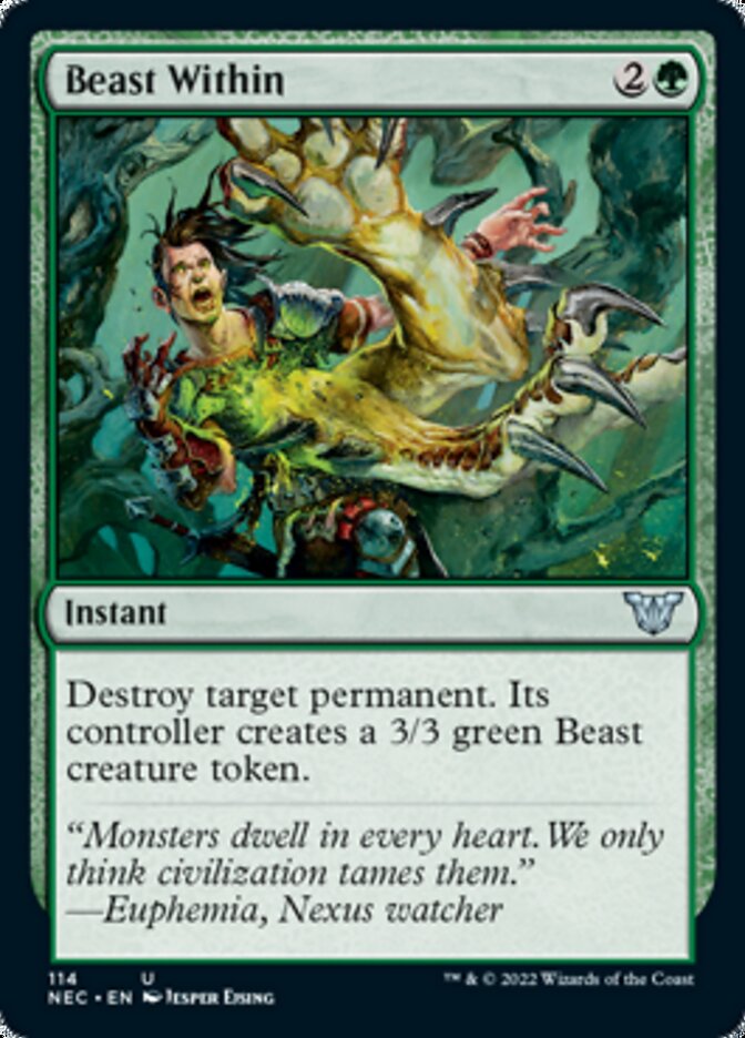 Beast Within [Kamigawa: Neon Dynasty Commander] | Good Games Morley