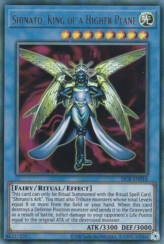 Shinato, King of a Higher Plane (25th Anniversary) [DCR-EN016] Ultra Rare | Good Games Morley