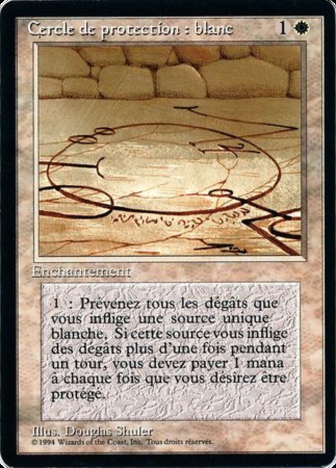 Circle of Protection: White [Foreign Black Border] | Good Games Morley