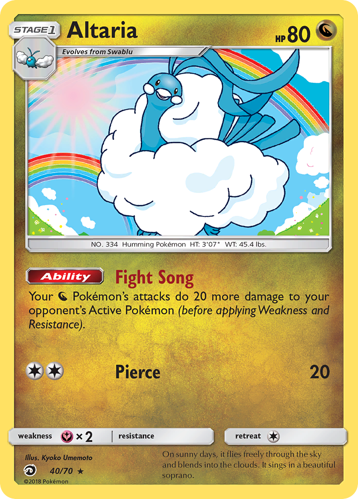 Altaria (40/70) [Sun & Moon: Dragon Majesty] | Good Games Morley