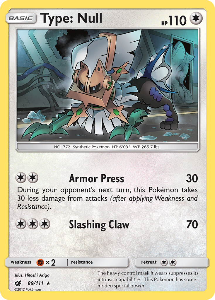 Type: Null (89/111) [Sun & Moon: Crimson Invasion] | Good Games Morley
