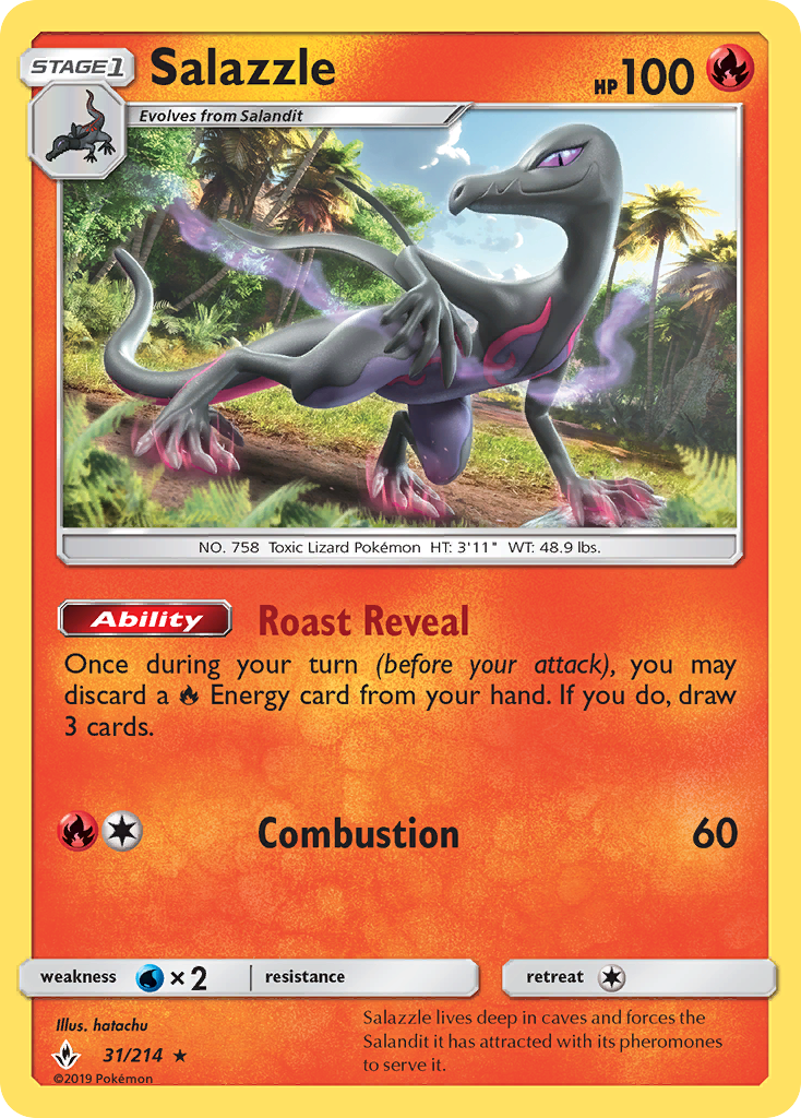 Salazzle (31/214) [Sun & Moon: Unbroken Bonds] | Good Games Morley
