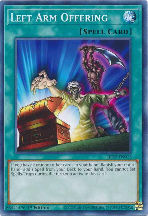 Left Arm Offering [LED7-EN013] Common | Good Games Morley