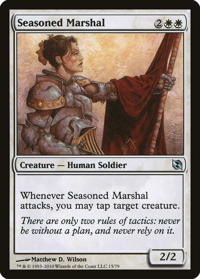 Seasoned Marshal [Duel Decks: Elspeth vs. Tezzeret] | Good Games Morley