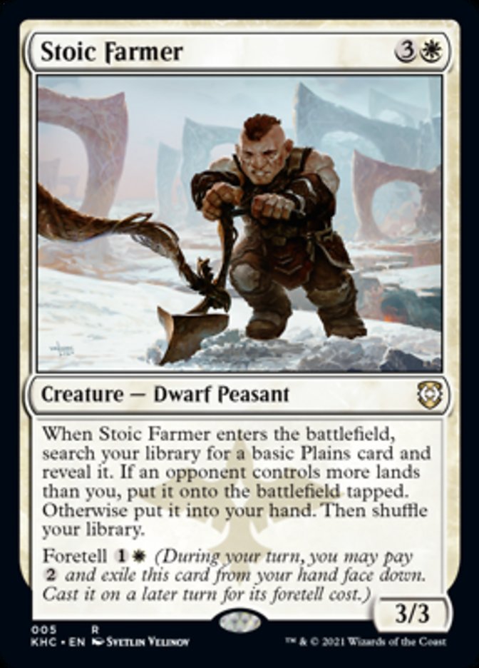 Stoic Farmer [Kaldheim Commander] | Good Games Morley