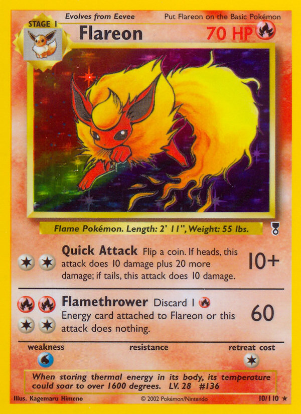 Flareon (10/110) [Legendary Collection] | Good Games Morley