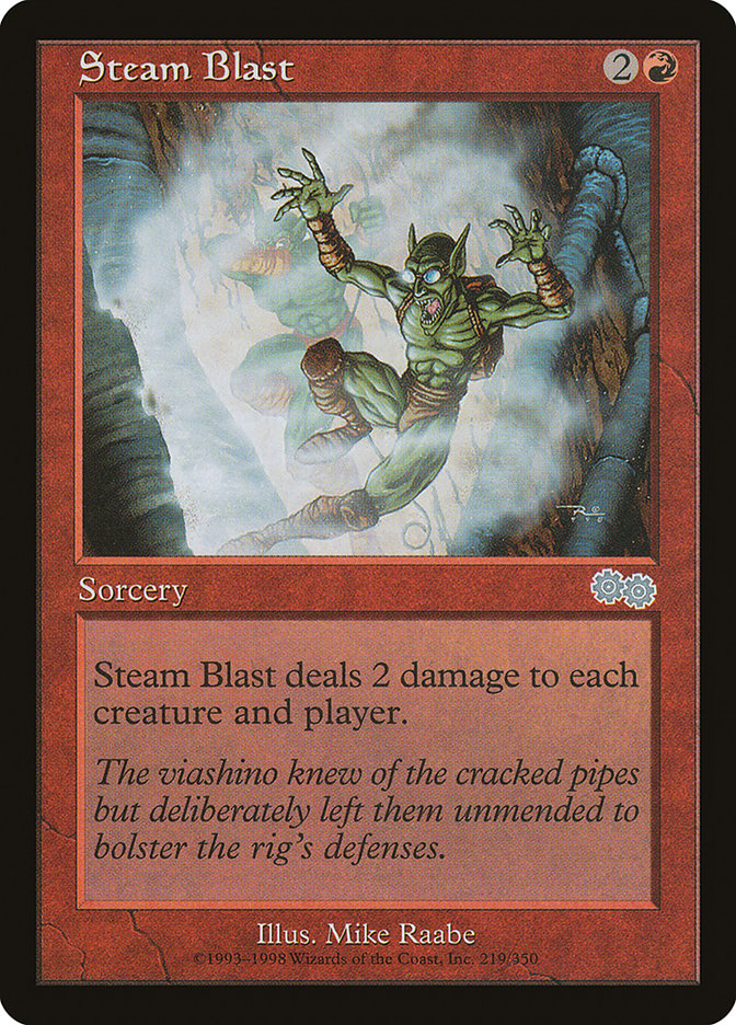 Steam Blast [Urza's Saga] | Good Games Morley