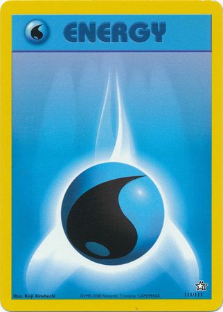 Water Energy (111/111) [Neo Genesis Unlimited] | Good Games Morley
