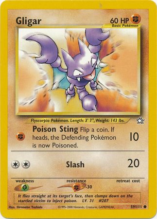 Gligar (59/111) [Neo Genesis Unlimited] | Good Games Morley