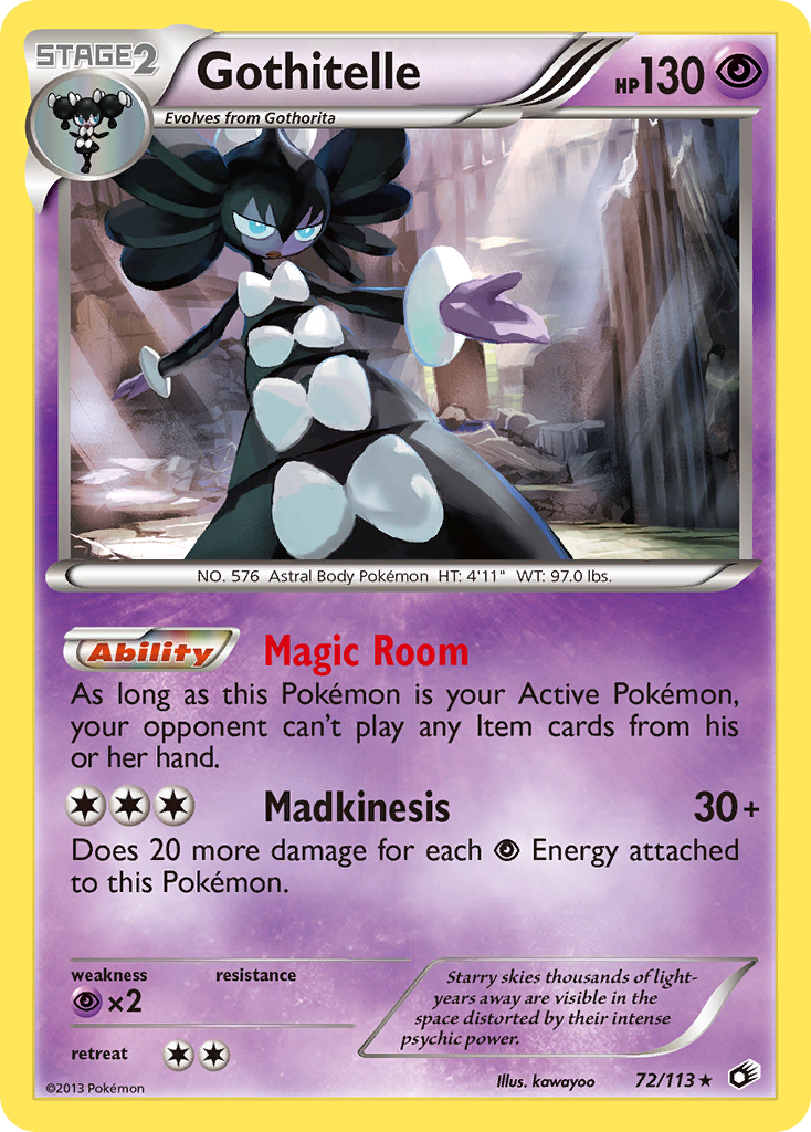 Gothitelle (72/113) [Black & White: Legendary Treasures] | Good Games Morley