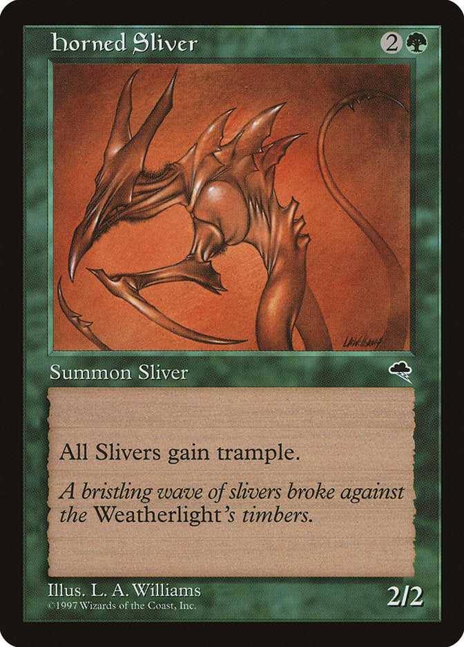 Horned Sliver [Tempest] | Good Games Morley