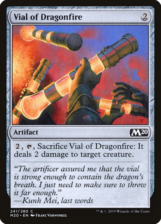 Vial of Dragonfire [Core Set 2020] | Good Games Morley