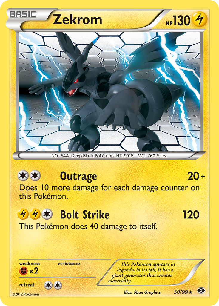 Zekrom (50/99) [Black & White: Next Destinies] | Good Games Morley