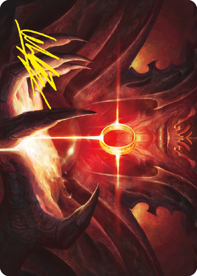 Sol Ring Art Card (Gold-Stamped Signature) [The Lord of the Rings: Tales of Middle-earth Art Series] | Good Games Morley