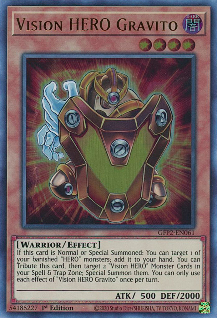 Vision HERO Gravito [GFP2-EN061] Ultra Rare | Good Games Morley