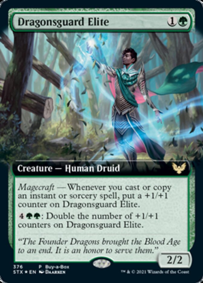Dragonsguard Elite (Buy-A-Box) [Strixhaven: School of Mages Promos] | Good Games Morley