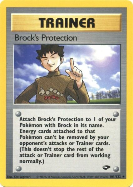 Brock's Protection (101/132) [Gym Challenge Unlimited] | Good Games Morley
